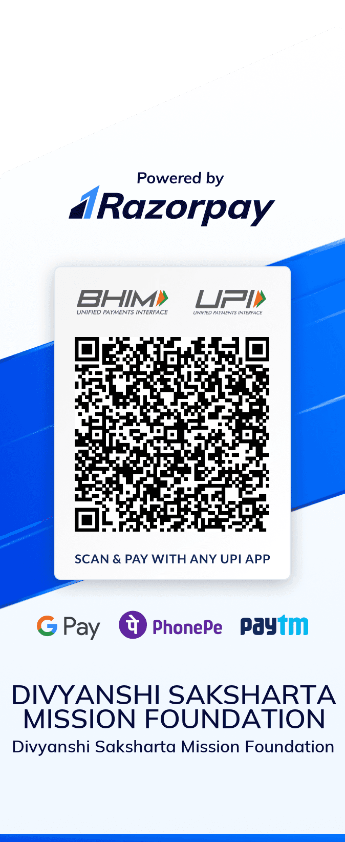 Donation QR code